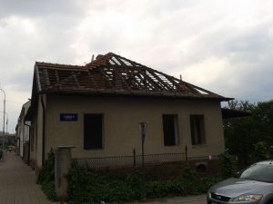 Demolice rodinného domu ve Zlíně