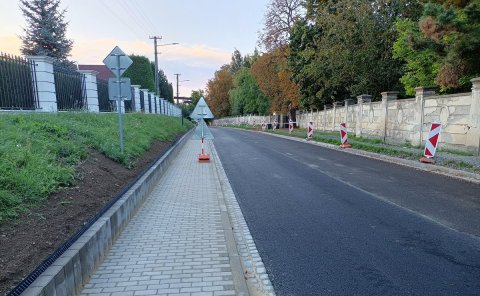 Buchlovice - rekonstrukce silnice