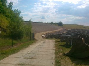 Sanace svahu fotovoltaické elektrárny