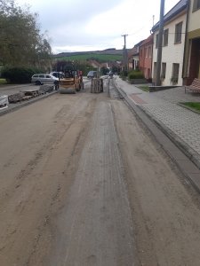 Místní komunikace ulice Školní, Vinohradská a Komenského, Dolní  Němčí