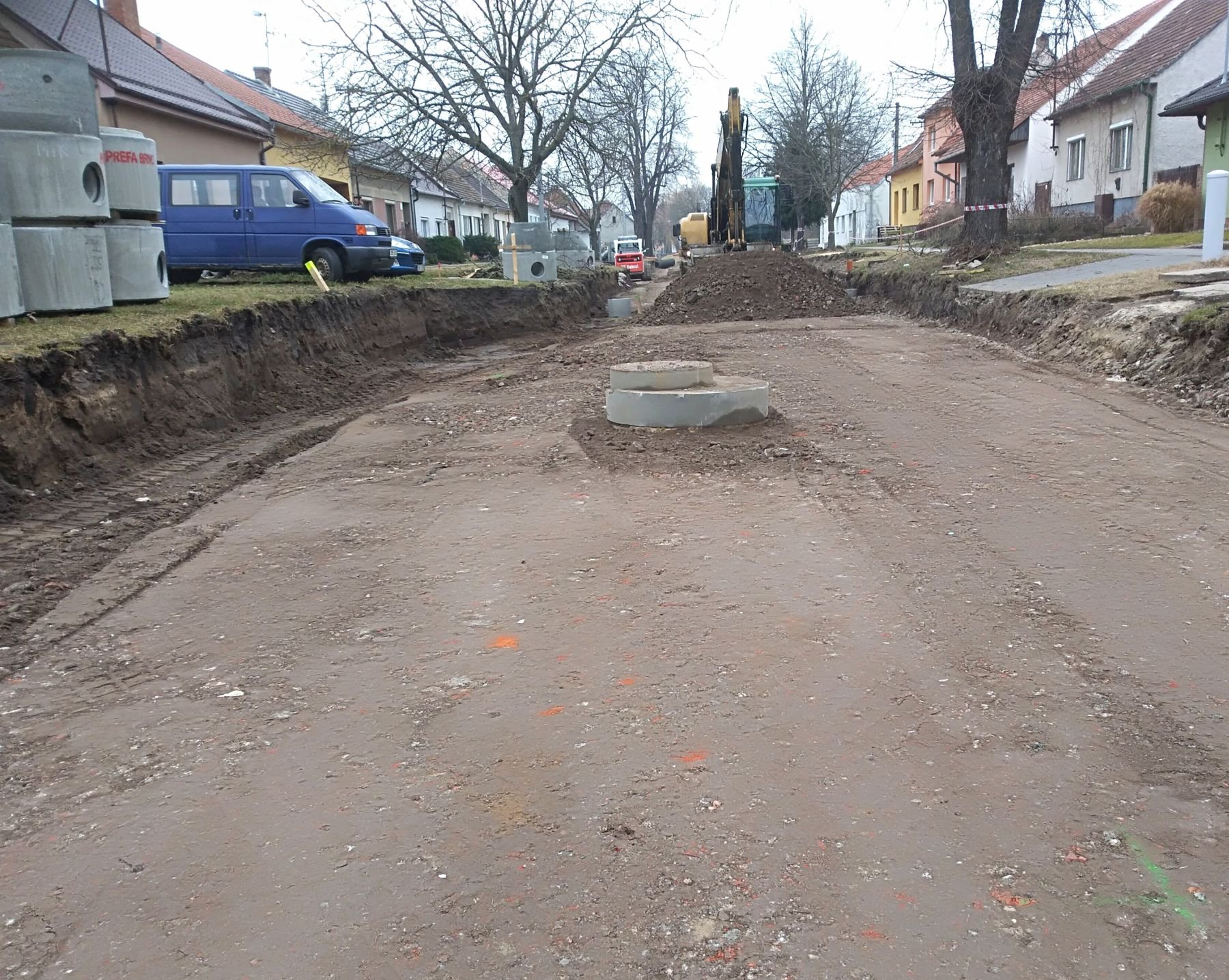 Oprava místní komunikace, Mikulčice